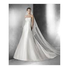 For savings up to $500. Priscia Mikado Pronovias Sample Sale Wedding Dress Available To Order