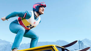 Michael edwards, former olympic ski jumper better known as 'eddie the eagle' pictured with his a still from the new eddie the eagle movie which stars hugh jackman and christopher walken. Top 100 Eddie The Eagle Quotes Players Bio
