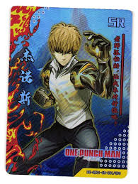 Genos Mr Op01-Mr-001 One Punch Man Anime Ccg Tcg Card | Ebay