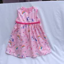 Girls Unicorns Rainbows Flowers Party Birthday Dress Pink Etsy Purple Girls Dress Girls Pink Dress Birthday Dresses