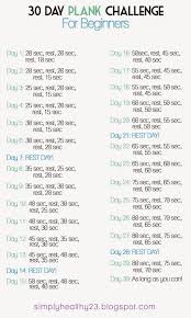 30 day plank challenge for beginners 30 day plank