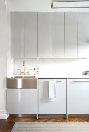 Check spelling or type a new query. Gray Lacquered Kitchen Cabinets Modern Kitchen