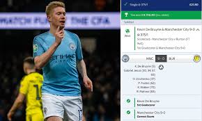 Man city, man united have lost most on transfer market. The Incredible 375 1 Bet Which Saw Punter Win 8 196 On Man City S 9 0 Mauling Of Burton Daily Mail Online