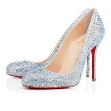 Artesur Christian Louboutin Fifi Strass Blue Strass