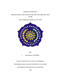 34 full pdfs related to this paper. Pdf Proposal Penelitian Pdf Duwi Saputro Academia Edu