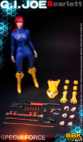 Gi joe classified compatible 1/12 scale cobra armored vest blue with red symbol jsarmory 5 out of 5 stars (3) $ 25.00. Bbk G I Joe Scarlett Bbk013 1 6 Scale Figure Sugo Toys Australian Premium Collectable Store