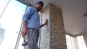 #dekorasyon #doğaltaş #alçıkabartma doğal taş işleme, doğal taş. Kolon U Dogal Tas Ile Dekore Ettim Bakiniz Nasil Oldu Youtube