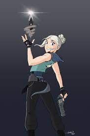 She runs circles around every . Artstation Valorant Jett Korean Agent Michel Guzman