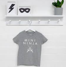 We offer fashion and quality at the best price in a more sustainable way. Mini Ninja Kids T Shirt Or Babygrow By Lovetree Design Notonthehighstreet Com