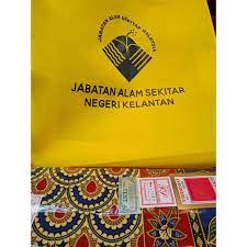 Tiga sekatan orang asli gua musang dirobohkan pihak berkuasa. Beg Jabatan Alam Sekitar Shopee Malaysia