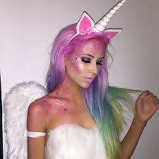 What Is More Magical Than Unicorn Hair Only A Unicorn Costume And Makeup To Match Unicorn Halloween Costume Unicorn Halloween Halloween Looks