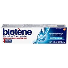 Topical fluoride is applied directly to the teeth through such mediums as fluoride toothpaste, dental treatments and mouth rinses. Buy Biotene Fluoride Toothpaste For Dry Mouth Symptoms Bad Breath Treatment And Cavity Prevention Mint Fresh Mint 4 3 Ounc9e Online In Germany B00dpiuvoo