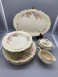 Explore new and retired china, crystal, silver, and collectible this a marvelous toiletry set from the victorian era. Homer Laughlin S Virginia Rose Armand Dinnerware Pieces Antique Floral Armand Sugar Bowl Creamer Platter Luncheon Plates And Soup Bowls In 2021 Vintage Dishes Antiques Homer Laughlin Dishes Antique Dishes