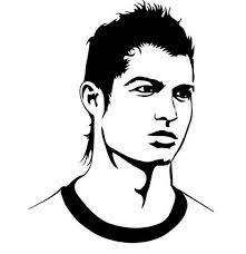 En dibujosonline.net encontrarã¡s cientos de dibujos para imprimir y colorear. Dibujo Para Colorear Famosos Cristiano Ronaldo 1