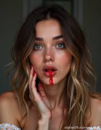 Woman Ahegao Face | Stable Diffusion Online