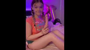 HUGE dildo toy for teen blonde onlyfans fansly creator Slimmaddiepattie