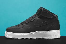 Nike Air Force 1 Mid Black White Swoosh Nikelab Air Force 1 Mid Black Sail Og Eukicks Sneaker Magazine Sneakers Sneaker Magazine Shoes