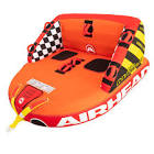 Big Mable Air-pump Inflatible Water Boating 2-Riders Towable Tube, Orange Airhead