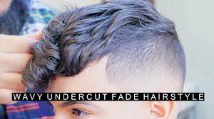 Short stacked bob for curly hair. Wavy Undercut Hairstyle For Men With Curly Hair Cool Fade Hairstyle New Hairstyle For Men Youtube