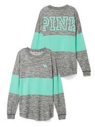 Victoria's secret pink set of bling palm tank top (s) & beach bound tote bag new | ebay. Varsity Crew Pink Victoria S Secret Pink Shirt Cute Outfits Pink Outfits