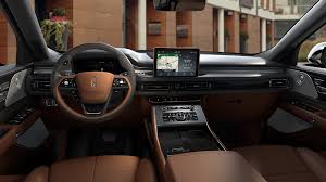 Interior View Of 2020 Lincoln Aviator With Flight Theme Lincoln Aviator New Lincoln Cars Hybrid Car