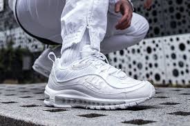 On Foot With Some Of The Cleanest Air Max 98s Yet Sneakers Men Fashion Nike Air Max Sneakers Nike