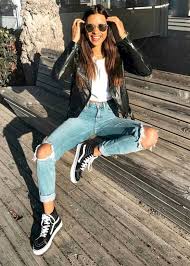 8 boyfriend jeans outfit ideas to copy immediately. Revolyuciya Umen Krazhba Boyfriend Jeans Outfits With Sneakers Iiqmonline Com