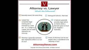 Legal analysis is expected, but the. Attorney Vs Lawyer What S The Difference Youtube