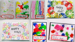 Add some more activities to 2019 celebration with holi card making. 7 Special Holi Cards Handmade Holi Cards For Kids Happy Holi 2019 Colorful Holi Card Making Youtube