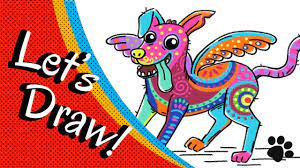 Alebrije creature design for character design challenge. How To Draw Dog Dante Alebrije From Coco Step By Step Cute And Easy Easy Drawings For Kids Youtube