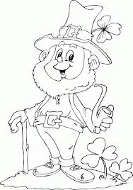 Leprechaun coloring pages to print. Pin On Holiday