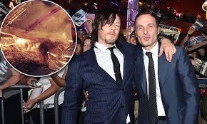 Norman Reedus jokes that he keeps Andrew Lincoln's beard in his fridge |  Daily Mail Online