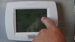 To lock or unlock the screen, see. Honeywell Th 8000 Thermostat Service Champions Youtube
