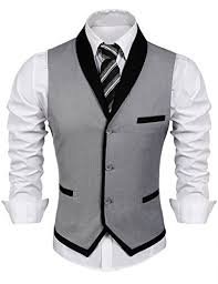 Festliche weste mit passendem plastron oder fliege. Business Party Coofandy Herren Weste Casual Slim Fit Formal Kariert Weste Weste Fur Hochzeit Anzuge Sakkos Bekleidung