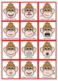 как научить ребенка выговаривать букву р в домашних условиях Monkey See Monkey Do Speech Therapy Games Oral Motor Oral Motor Activities