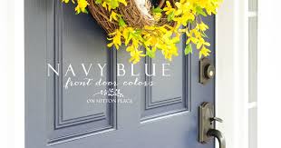 All of the steel this door comes in matte black or dark bronze, clear, frosted, or mirrored glass. My Blue Front Door Sherwin Williams Naval On Sutton Place