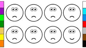Categories kids post navigation see also these coloring pages below: Sad And Smiley Face Coloring Page For Children Youtube