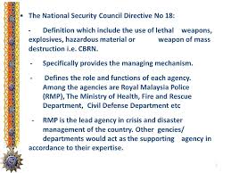 Under the nsc act, malaysia's security forces will be able to take temporary possession of any land, any building or part of a building, or any movable property within a designated security area, and even destroy certain unoccupied buildings. Royal Malaysia Police College Ppt Download