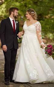 Essense Of Australia D2805 Essense Of Australia Wedding Dresses Plus Size Wedding Dresses With Sleeves Plus Size Bridal Dresses