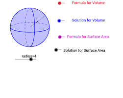 Free volume worksheets to help you practice finding the volume of a sphere given a radius or diameter, using 3.14 or in terms of pi. Sphere Volume Surface Geogebra