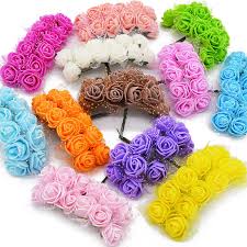 Wow, this bridal bouquet was made for less than $50, which is a complete bargain compared to the average cost of. 36 72 144pcs 2cm Mini Pe Foam Roses Artificial Flowers For Home Wedding Car Decoration Diy Teddy Bear Wreath Fake Flower Bouquet Buy At The Price Of 1 00 In Aliexpress Com Imall Com