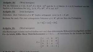 Mit lösungen und gratis download der arbeitsblätter. Vektoren Matrizen Matrix Transponiert Mathelounge