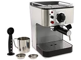 8 espresso when the machine's heating system has reached the correct temperature so that the red. Cuisinart Em 100 Stainless Steel Newegg Com