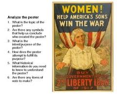 World War I Propaganda Poster Analysis Lesson Propaganda Posters World War World War I