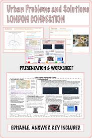 Congestion In London Higher Order Thinking Skills Problem And Solution Teaching Geography