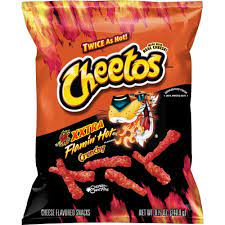 Cheetos Xxtra Flamin Hot Crunchy Cheese Flavored Snacks 8 5oz Hot Snacks Snacks Cheese Flavor