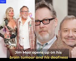 Jim Moir has spoken about how he copes with deafness following a brain  tumour diagnosis and why he has left his comic alter ego Vic Reeves behind  for a quieter life in