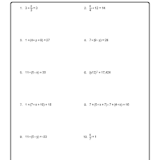 Solving equation for variable worksheets generator. Solve For The Variables Worksheet 1 Of 10