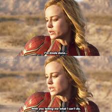 I Have Nothing To Prove To You Captain Marvel Ndgame On Instagra Captain Marvel Carol Danvers Marvel Captain Marvel
