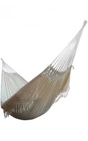 Tmcom hammock, handmade organic cotton classic hammock macrame fringe tree hammocks swing bed for camping,beach,bedroom, patio,patio, porch, outdoor,indoor,wedding decor,yard. Two Person Hammock Natural Brazilian Hammock